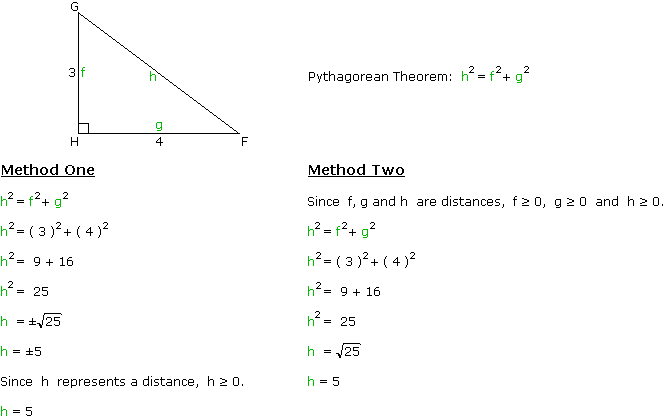 Steps to solve for the length of a missing side Steps to solve for the length of a missing side